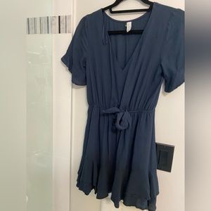 Gentle dawn navy blue dress size small